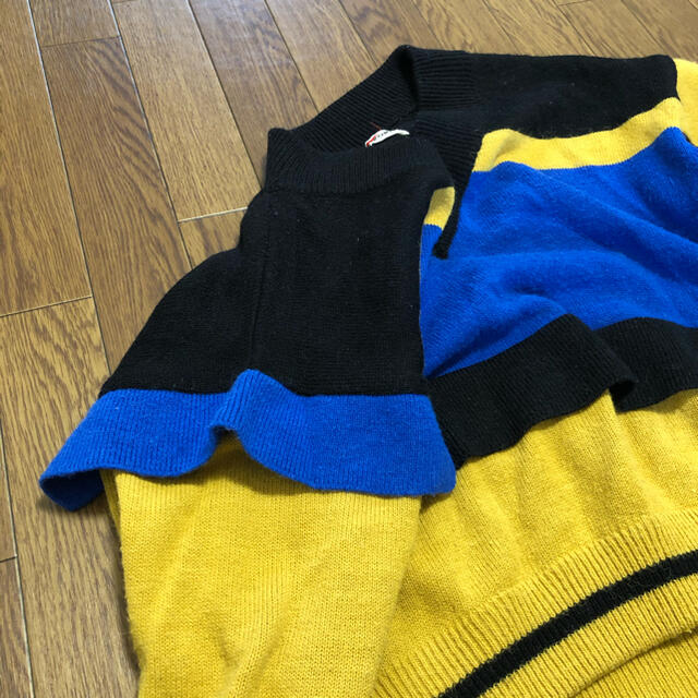 COOGI - 【古着】菅田将暉 柄ニット レトロ Vネック クージー COOGI - 【古着】菅田将暉 柄ニット レトロ Vネック クージー
