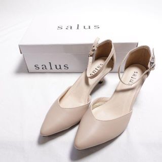 サルース(salus)の■salus パンプス　ベージュ　レディース22.5㎝ 箱付き(ハイヒール/パンプス)