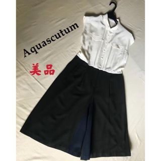 アクアスキュータム(AQUA SCUTUM)のAquascutum オールインワンワンピース M(オールインワン)