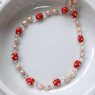 ジュエティ(jouetie)の28 handmade necklace “STRAWBERRY LOVER”(ネックレス)