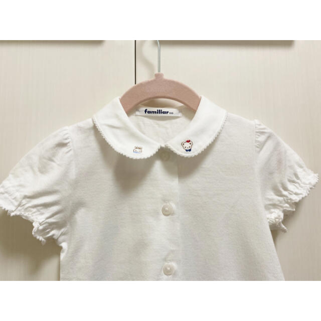 familiar(ファミリア)のファミリア　ブラウス　100  半袖 キッズ/ベビー/マタニティのキッズ服女の子用(90cm~)(ブラウス)の商品写真