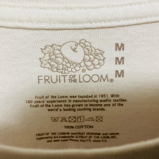 BEAMS(ビームス)の一点物　フルートオブザルーム（Fruit of the Loom）　ロンT メンズのトップス(Tシャツ/カットソー(半袖/袖なし))の商品写真