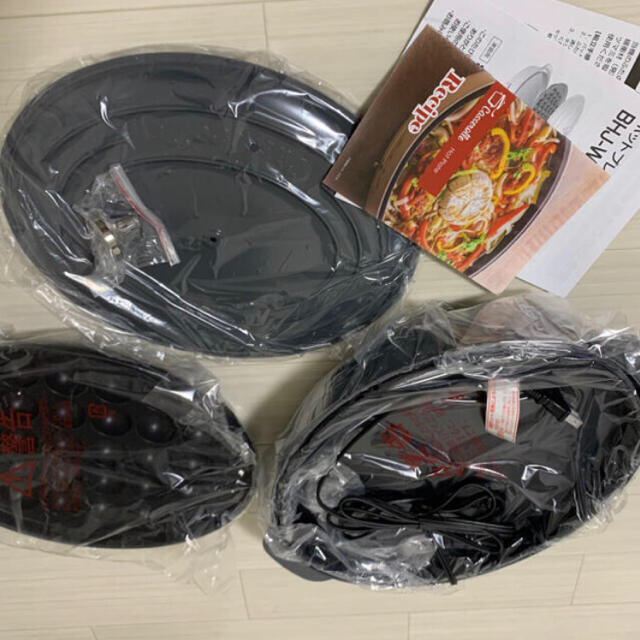 山善(ヤマゼン)の新品　保証付き　ホットプレート インテリア/住まい/日用品のキッチン/食器(調理道具/製菓道具)の商品写真