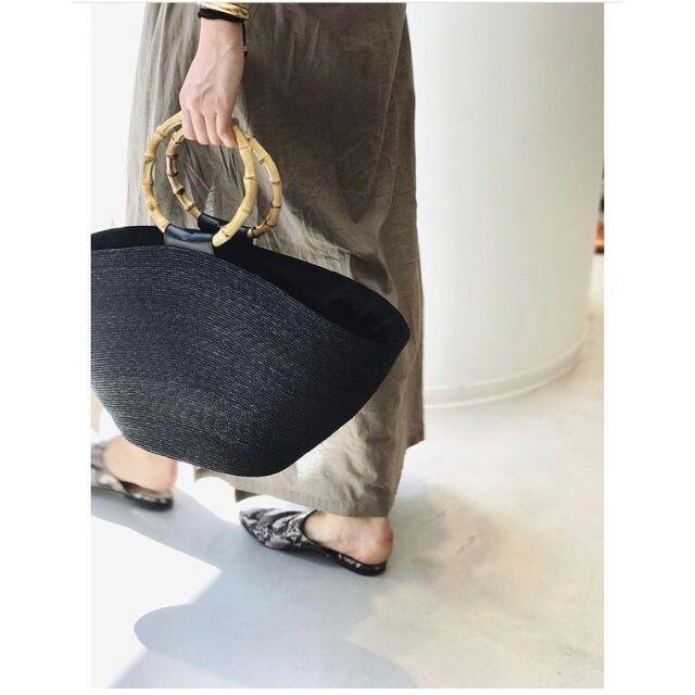 L'Appartement DEUXIEME CLASSE(アパルトモンドゥーズィエムクラス)の最終価格‼︎L'Appartement　CATARZI BAMBOO BAG  レディースのバッグ(かごバッグ/ストローバッグ)の商品写真