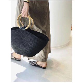 アパルトモンドゥーズィエムクラス(L'Appartement DEUXIEME CLASSE)の最終価格‼︎L'Appartement　CATARZI BAMBOO BAG (かごバッグ/ストローバッグ)