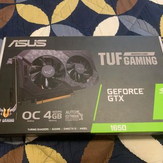 エイスース(ASUS)のASUS GTX1650 4G TUF-GTX1650-O4GD6-GAMING(PCパーツ)