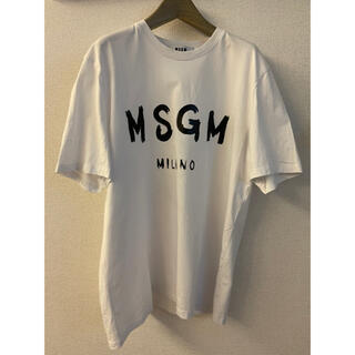 エムエスジイエム(MSGM)のMSGM ロゴTシャツ　Lサイズ(Tシャツ/カットソー(半袖/袖なし))