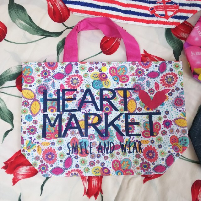 Heart Market(ハートマーケット)のハートマーケット ショッパー4枚  中古 レディースのバッグ(ショップ袋)の商品写真