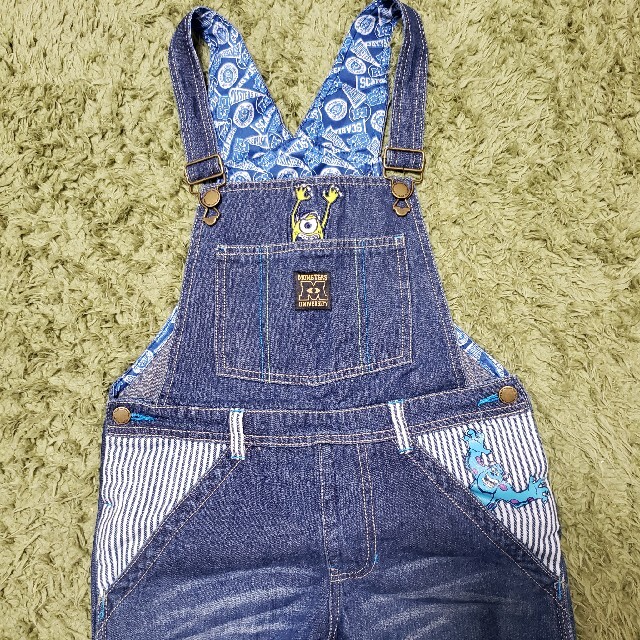 しまむら(シマムラ)のジュニア　オーバーオール キッズ/ベビー/マタニティのキッズ服男の子用(90cm~)(パンツ/スパッツ)の商品写真