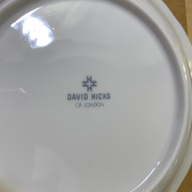 David Hicks(デビッドヒックス)のデービット・ヒックス　カレー皿　2枚　スプーン付 インテリア/住まい/日用品のキッチン/食器(食器)の商品写真