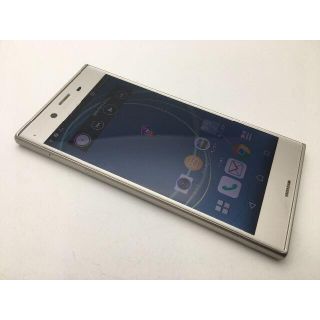 ソニー(SONY)のSIMフリーdocomo Xperia XZs SO-03Jシルバー上美品417(スマートフォン本体)