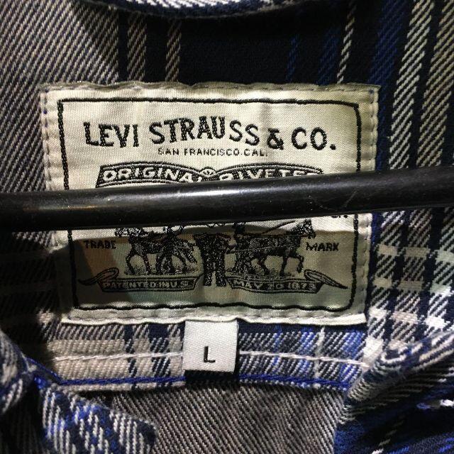 Levi's(リーバイス)の送料込み リーバイス 珍しいチェック柄のジャケット メンズのジャケット/アウター(Gジャン/デニムジャケット)の商品写真