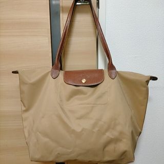 ロンシャン(LONGCHAMP)のロンシャン プリアージュ トートバッグ L ベージュ(トートバッグ)