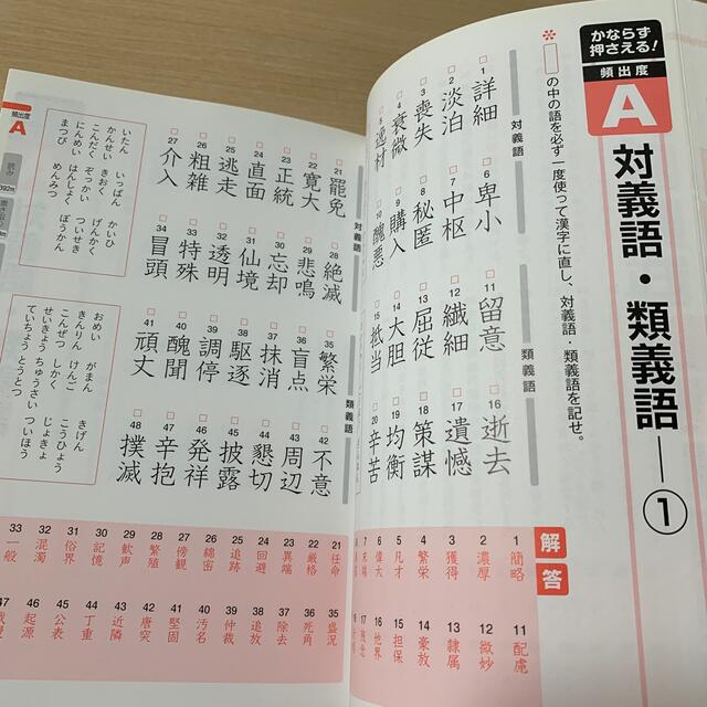 漢字検定準２級頻出度順問題集の通販 by ここぽよ's shop｜ラクマ