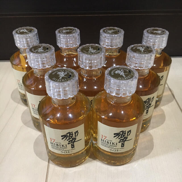 直売取扱店 サントリー 響17年 50ml ミニボトル 9本 ウイスキー