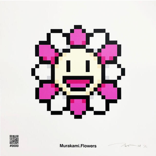 Murakami.Flower #0000 村上隆　シルクスクリーン　サイン付(版画)
