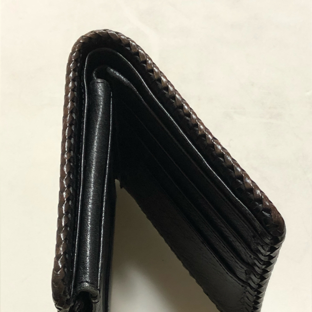 鰐革リアル折ザイフ　USED メンズのファッション小物(折り財布)の商品写真