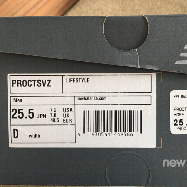 【新品】NEW BALANCE プロコート 25.5cm メンズの靴/シューズ(スニーカー)の商品写真