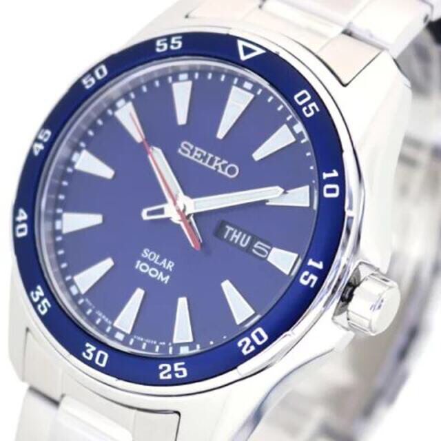 SEIKO メンズ ソーラー腕時計