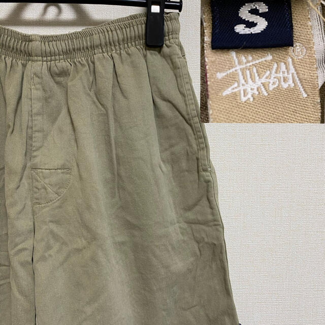 STUSSY(ステューシー)のstussy イージーショーツ　ベージュ　S メンズのパンツ(ショートパンツ)の商品写真