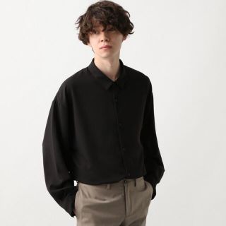 ハレ(HARE)の【極美品】HARE ハレ トロミシャツ S ブラック(シャツ)