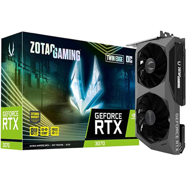 PCパーツZOTAC RTX 3070 Twin Edge OC グラフィックボード