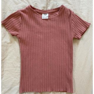 ザラ(ZARA)の美品♡ZARAリブカットソー(Tシャツ/カットソー)