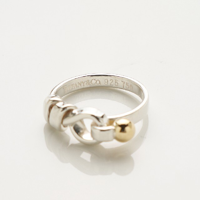 Tiffany フック&アイ リング 4号の通販 by antique's shop|ティファニーならラクマ & Co. - miki様おまとめ専用☆ ティファニー 低価