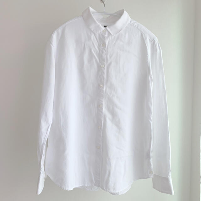 UNIQLO(ユニクロ)のUNIQLO♡レディースホワイトシャツ レディースのトップス(シャツ/ブラウス(長袖/七分))の商品写真