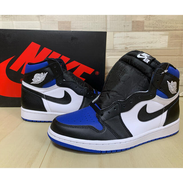 靴/シューズNIKE AIR JORDAN 1RETRO HIGH OG ロイヤル 27.0