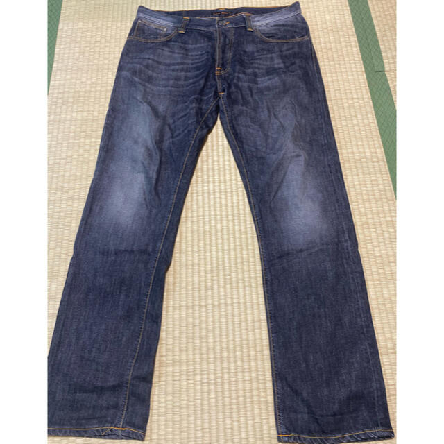 Nudie Jeans(ヌーディジーンズ)のヌーディージーンズ　ブラックデニム メンズのパンツ(デニム/ジーンズ)の商品写真