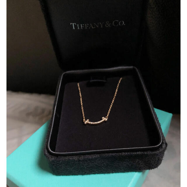 Tiffany & Co.(ティファニー)の最終値下げ⭐︎Tiffany Tスマイル　ミニ　ダイヤモンド レディースのアクセサリー(ネックレス)の商品写真