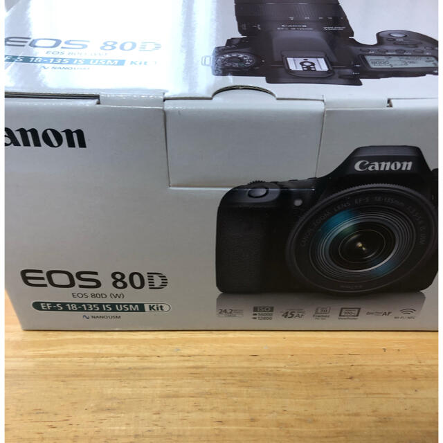 [新品未使用品] Canon デジタル一眼EOS80D レンズキット