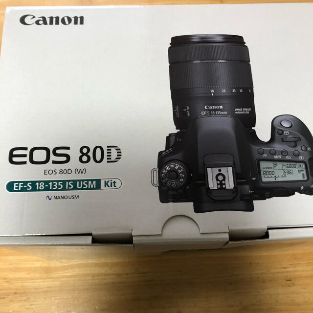 Canon(キヤノン)の[新品未使用品] Canon デジタル一眼EOS80D レンズキット スマホ/家電/カメラのカメラ(デジタル一眼)の商品写真