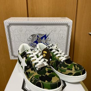 アベイシングエイプ(A BATHING APE)の公式購入　A BATHING APE STA ABC LOW グリーン(スニーカー)