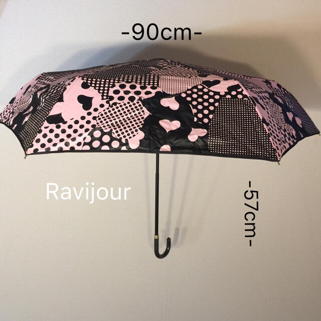 Ravijour(ラヴィジュール)の【新品】Ravijour.折りたたみ傘 レディースのファッション小物(傘)の商品写真