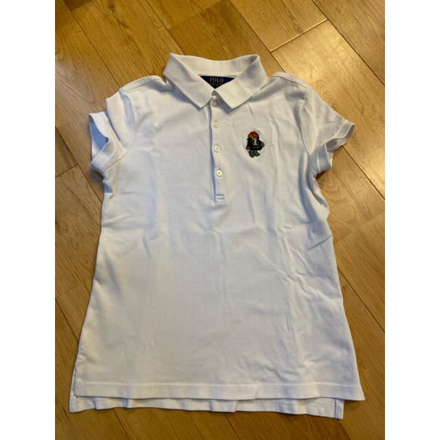 POLO RALPH LAUREN(ポロラルフローレン)の3/ラルフローレン  ポロベア　ポロシャツ  8-10 キッズ/ベビー/マタニティのキッズ服女の子用(90cm~)(Tシャツ/カットソー)の商品写真