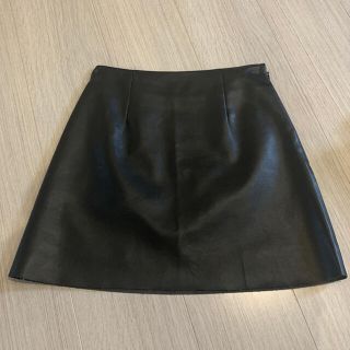 マウジー(moussy)のミニスカート　タイトスカート　レザー　黒　MOUSSY(ミニスカート)