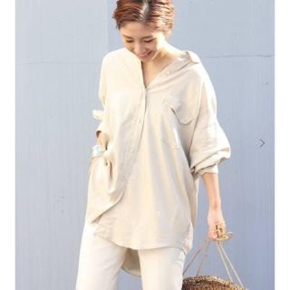 プラージュ(Plage)のplage  Military wash シャツ　ミリタリー　ウォッシュ　シャツ(シャツ/ブラウス(長袖/七分))