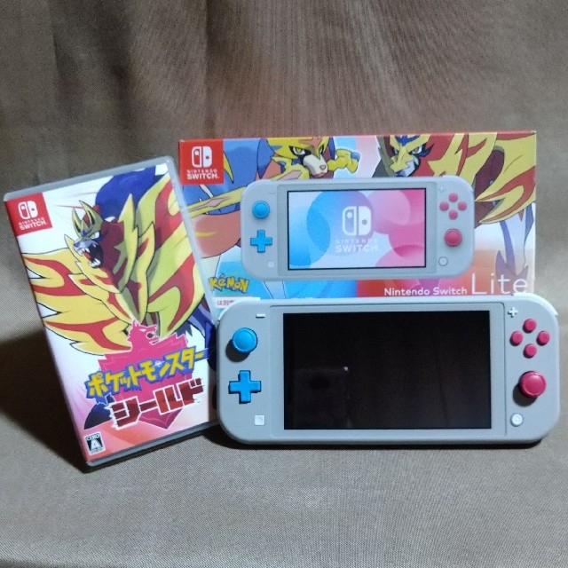 Nintendo Switch Lite ザシアン・ザマゼンタ+ポケモンシールド