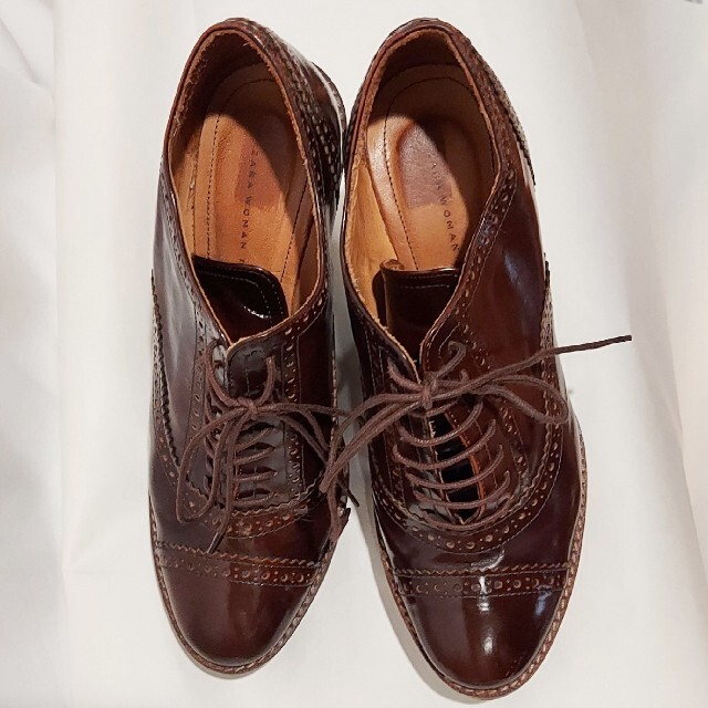 ZARA(ザラ)のZARA　ウエッジソールローファー レディースの靴/シューズ(ローファー/革靴)の商品写真