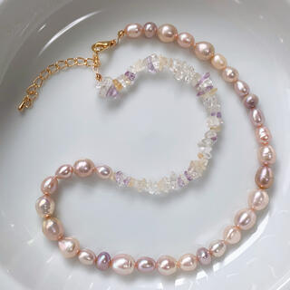 イザベルマラン(Isabel Marant)の30 handmade necklace “ASYMMETRIC PINKS”(ネックレス)