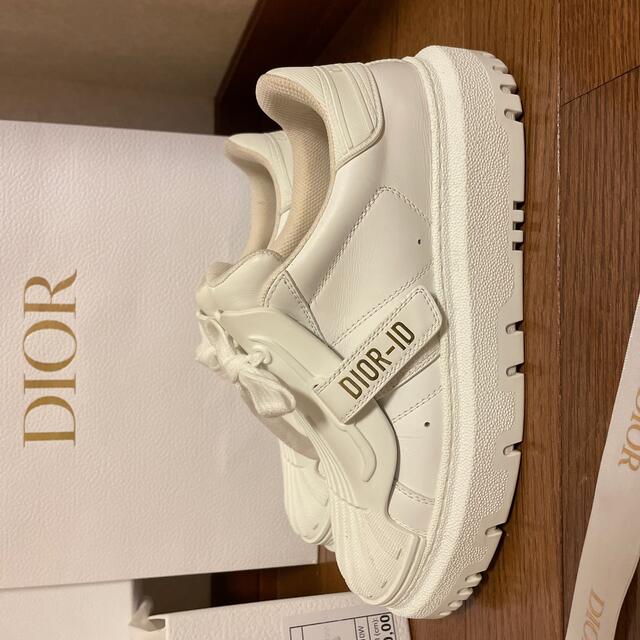 セールDior❣️ディオールトロッターロゴ　スニーカー　美品