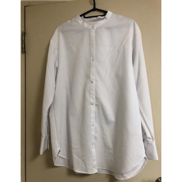 GU(ジーユー)のバンドカラーロングシャツ(長袖)   GU レディースのトップス(シャツ/ブラウス(長袖/七分))の商品写真