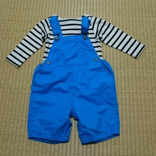 プチバトー(PETIT BATEAU)のプチバトー オーバーオール(ロンパース)