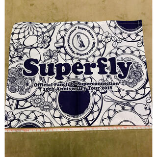 スーパーフライ　superfly 10周年記念ツアー　厚手　染め布(ミュージシャン)