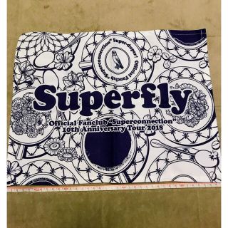 スーパーフライ　superfly 10周年記念ツアー　厚手　染め布(ミュージシャン)