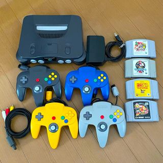 ニンテンドウ64(NINTENDO 64)のNintendo64 任天堂64 スマッシュブラザーズ他　セット(家庭用ゲーム機本体)