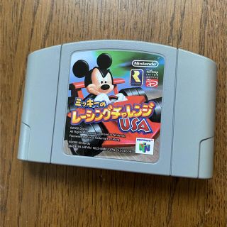 ニンテンドウ64(NINTENDO 64)のニンテンドー64 ミッキーのレーシングチャレンジUSA(家庭用ゲームソフト)