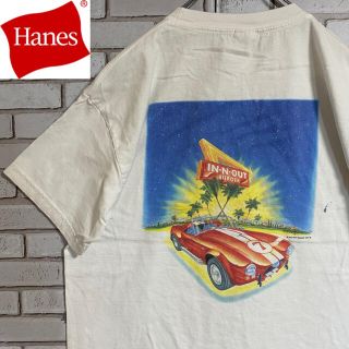 ヘインズ(Hanes)の90s 古着 ヘインズ Tシャツ 両面プリント ビッグシルエット ゆるだぼ(Tシャツ/カットソー(半袖/袖なし))